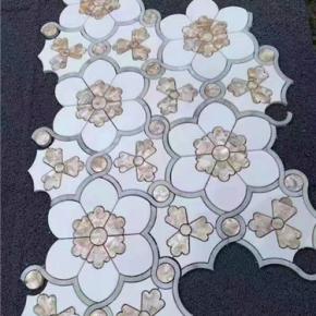 Water-Jet Marble Mosaic Patterns Art Pattern Tiles